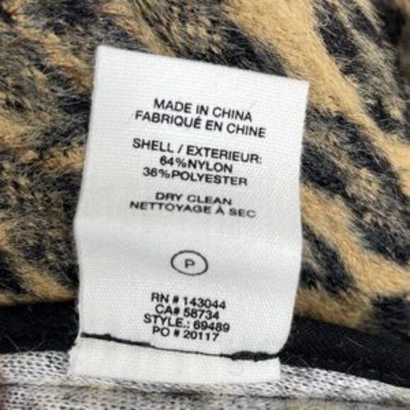 AVEC LES FILLES Soft Swing Car Coat NEW SIze 3X Leopard Animal Print - Picture 10 of 10